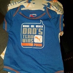 Puma 6-9 months onsies - boys